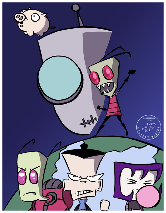 i did   quick sketch the day i saw the news the covers were