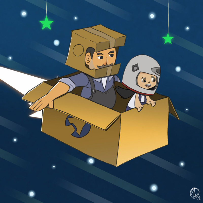 Watched Taikostudios Short Film One Small Step Had To Do A Fan Art Drawing Fun Illustration Fan Art Drawing Fan Art